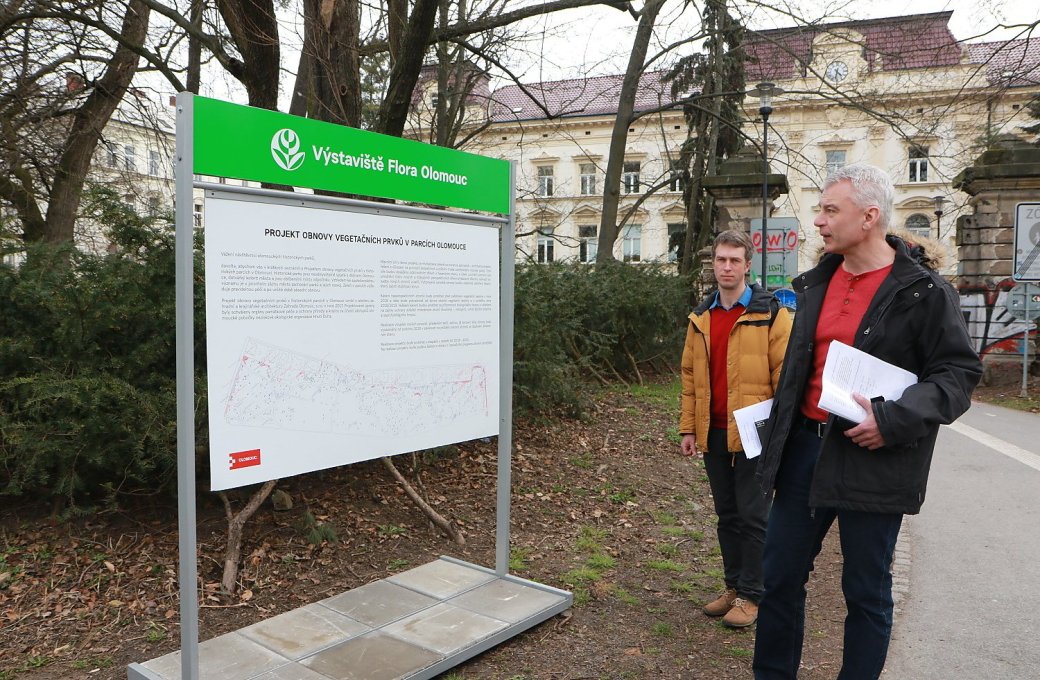 Od září je zahájena druhá etapa revitalizace zeleně v olomouckých historických parcích podle Projektu obnovy vegetačních prvků 