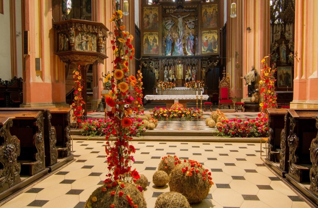  Floristé opět nazdobí při podzimní Floře vybrané památky. Poprvé i dóm sv. Václava