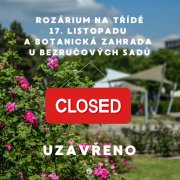 Olomoucké rozárium i botanická zahrada opět otevřeny, na čas je zavřelo nepříznové počasí